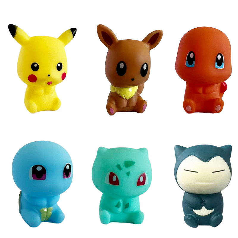 Baby Products For Bathing - 6 Stück Pokemon Badespielzeug Pikachu Bulbasaur