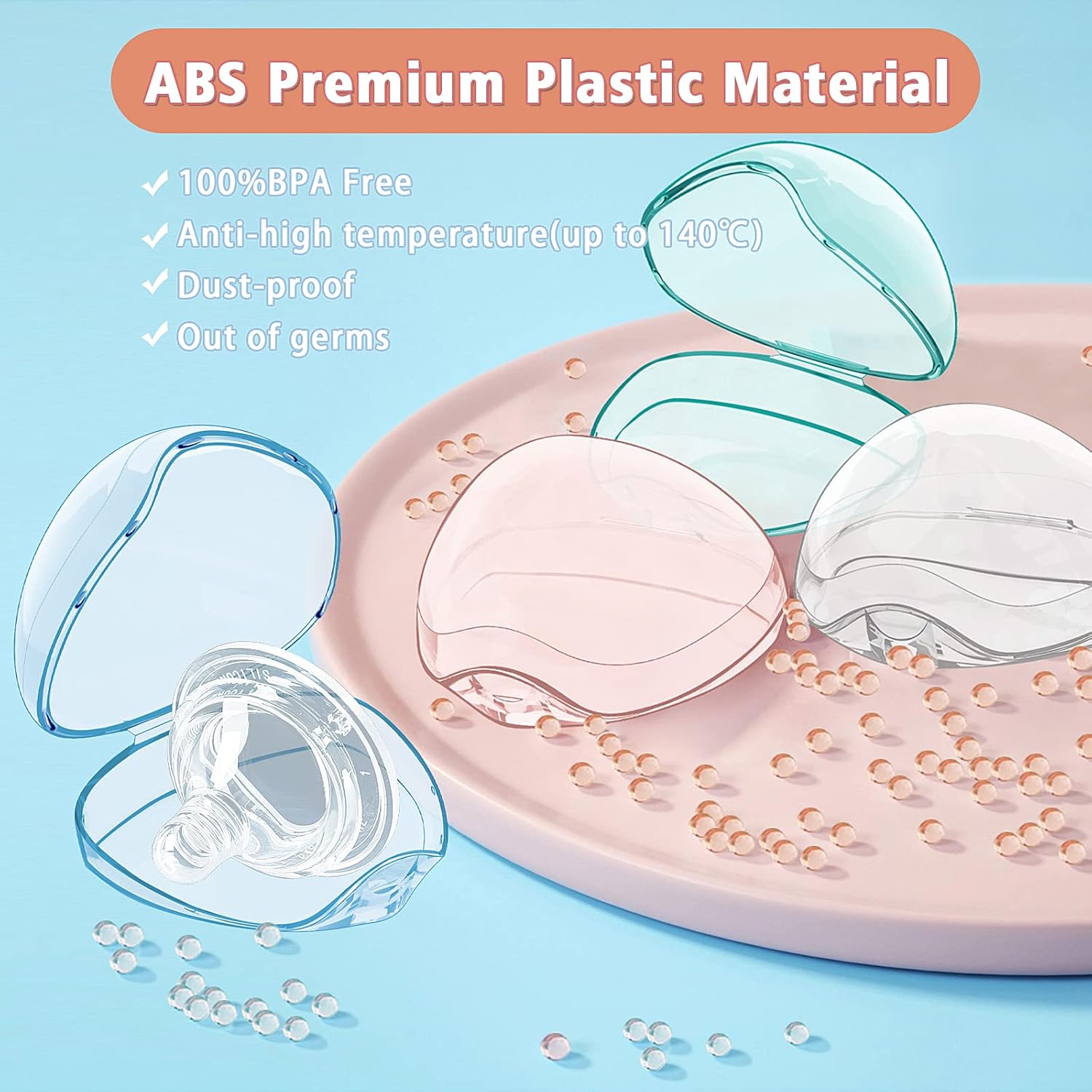 Baby Products Storage Box - Schnullerhalter – 2/4 Stück reisefreundliche Baby-Schnullerbox