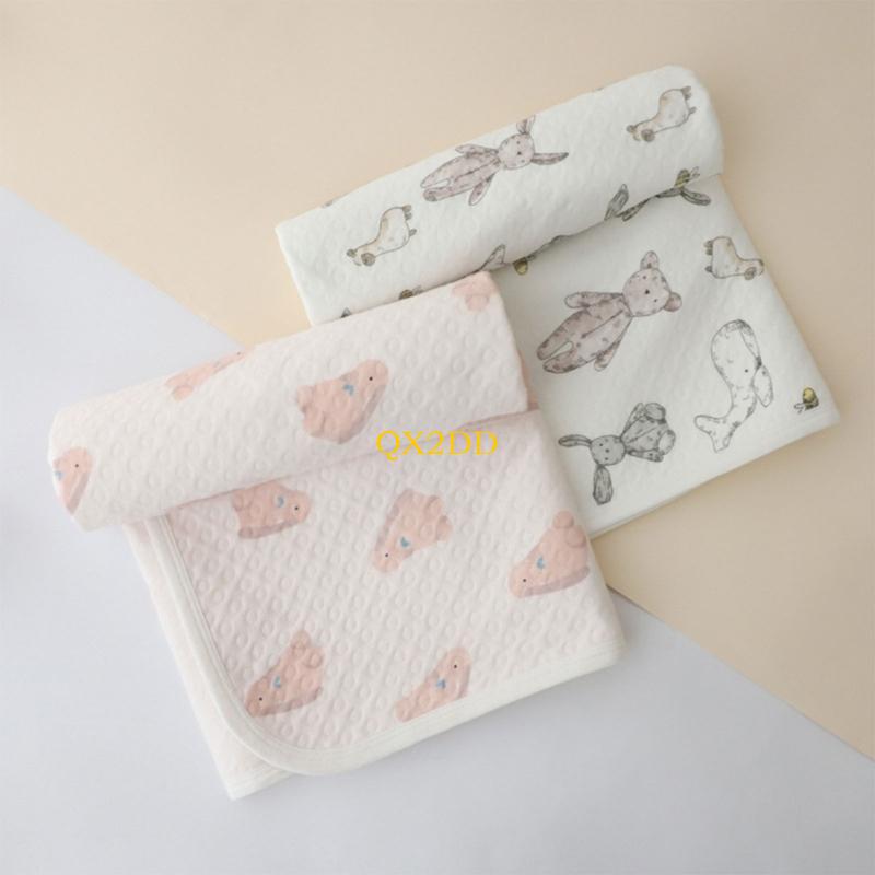 Diaper Changing Mat - QX2D Säuglingswindel-Wickelauflagen, atmungsaktive, urinabsorbierende Matten, Babybettbettwäsche