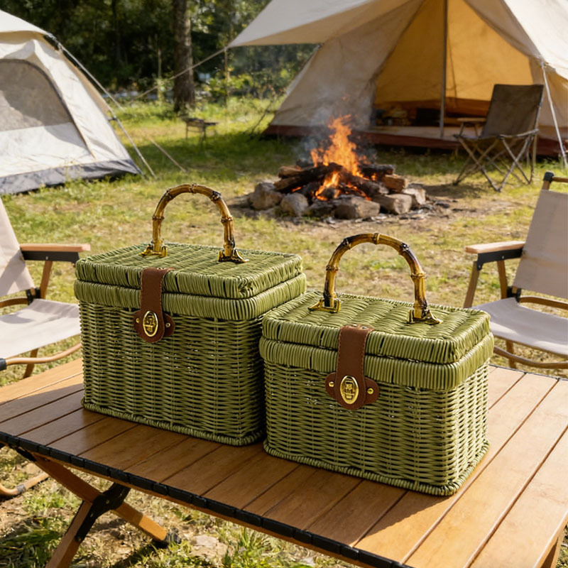 Handgewebter Rattan-Geschenkko – Baby Products Storage Box Bewertung und Preis