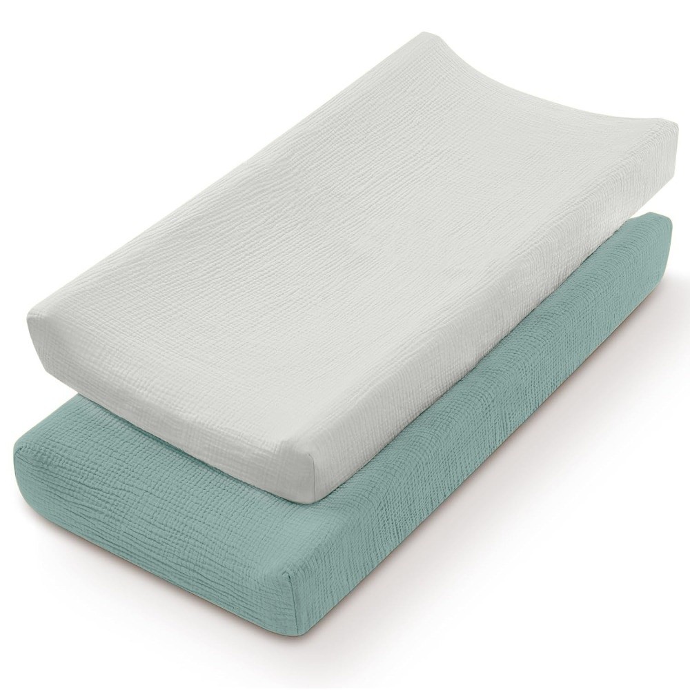 2PCS Atmungsaktive Baumwolle W – Diaper Changing Mat Bewertung und Preis