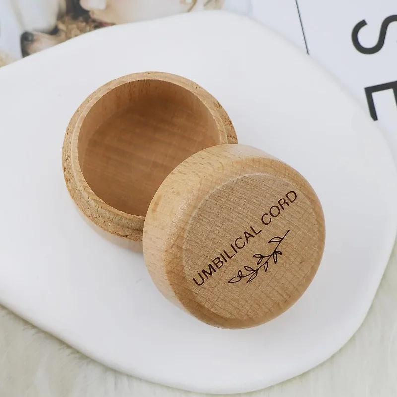 Holz-Bauchnabelschnur-Box für  – Baby Products Storage Box Bewertung und Preis